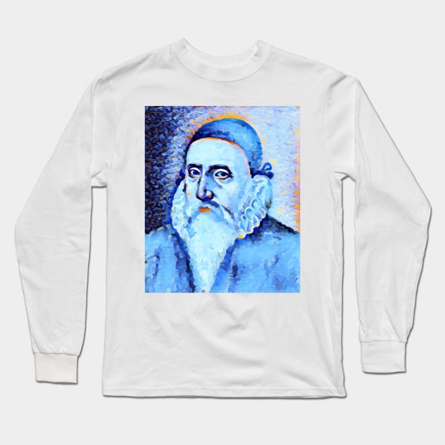 John Dee Portrait | John Dee Artwork | John Dee Painting 14 Long Sleeve T-Shirt by JustLit